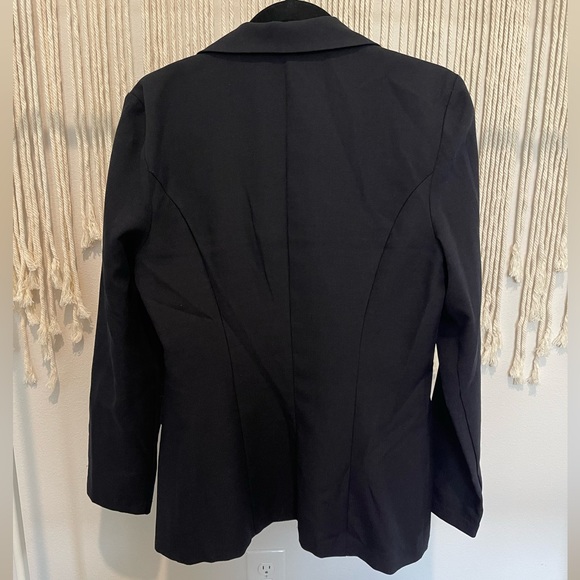My Michelle Midnight Blue Thin Suit Jacket Size 11/12 - Picture 3 of 6